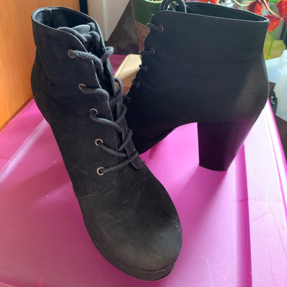 chunky platform heels